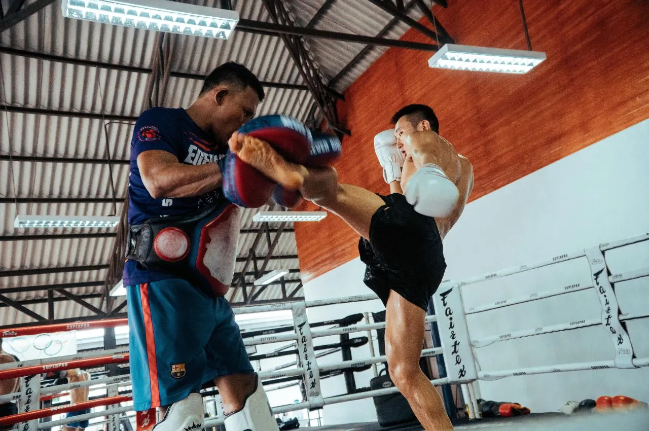 Muay Thai class at ABC Martial Arts